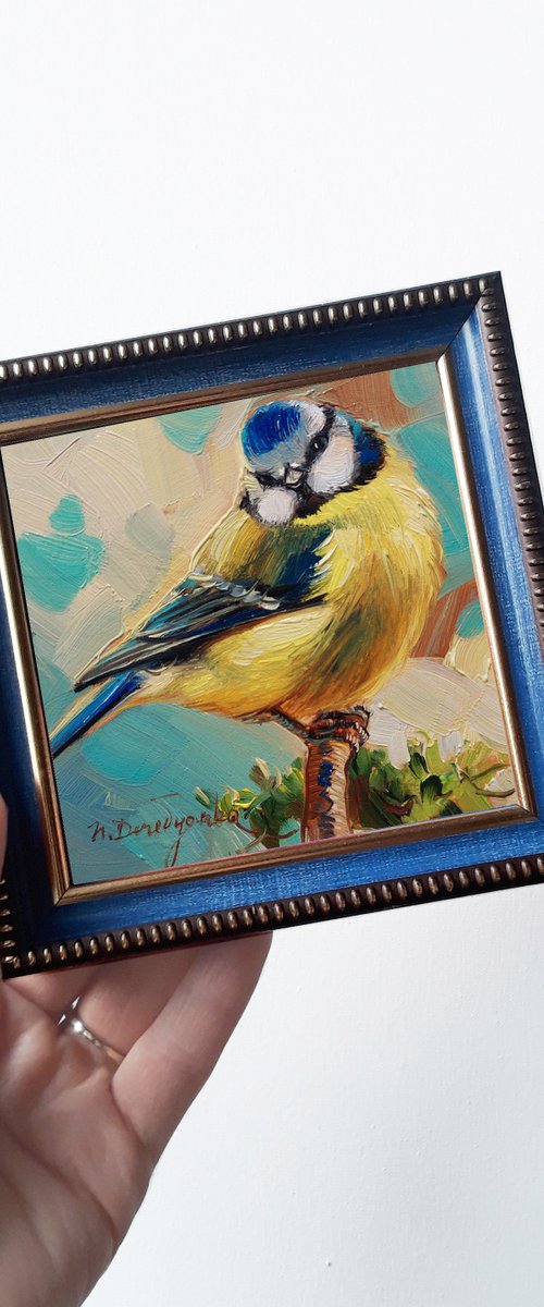 Blue bird by Nataly Derevyanko