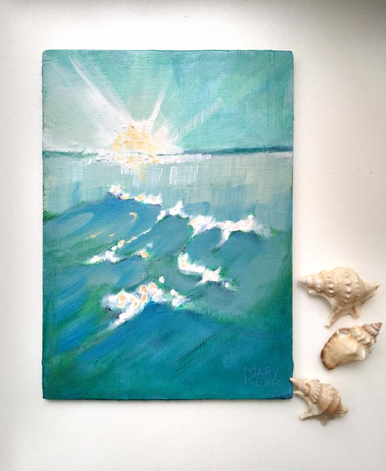 Deep Green Sea - Miniature Seascape