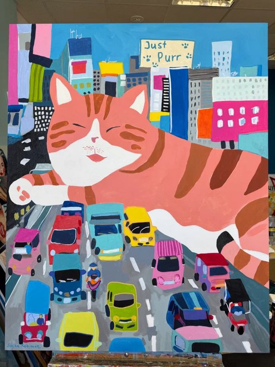 The Day Bangkok Stopped for a Giant Cat