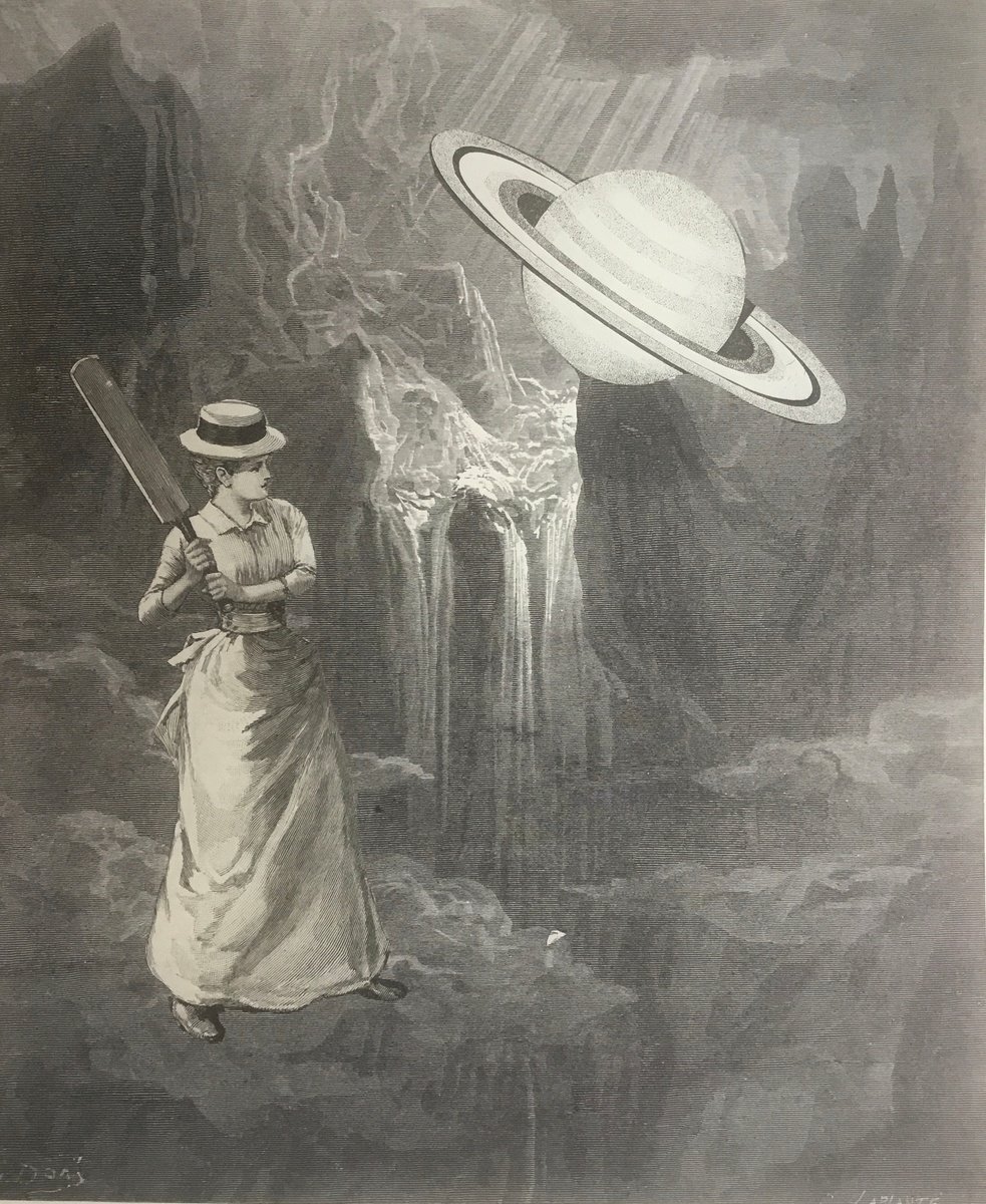 Surrealistic Portrait Collage By Tudor Evans, 8 X 10", Saturn Games, Original Artwork