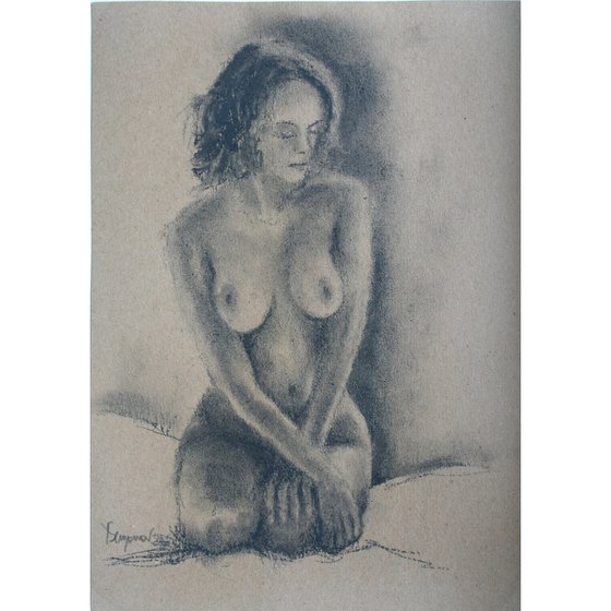 Female Figure 31 Charcoal Sketch