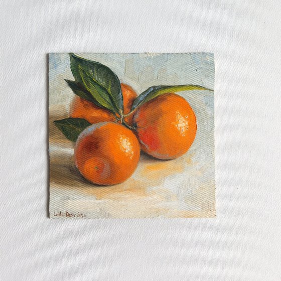 Clementine fruit still life