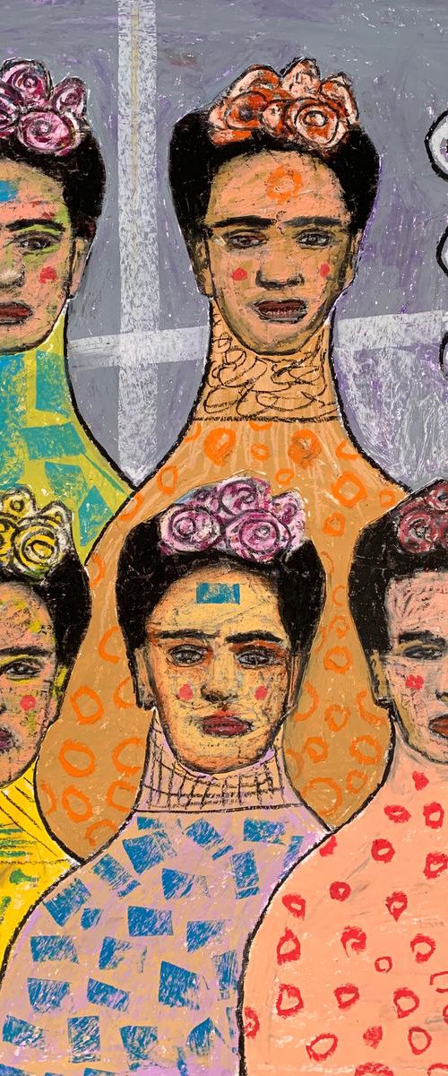 Frida Kahlo comes back from t by Pavel Kuragin