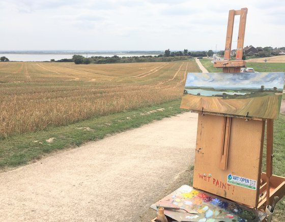 View over Pegwell Bay