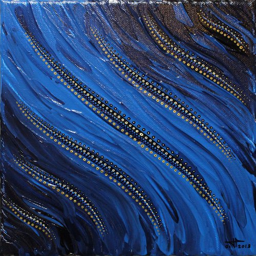 Blue fluid by Jonathan Pradillon