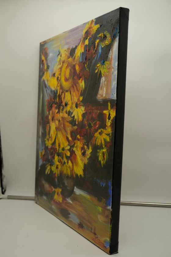 Sunflowers — After Nikolai Fechin