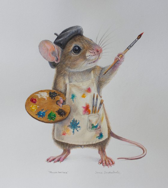 Mouse-terpiece - Colored Pencil Drawing