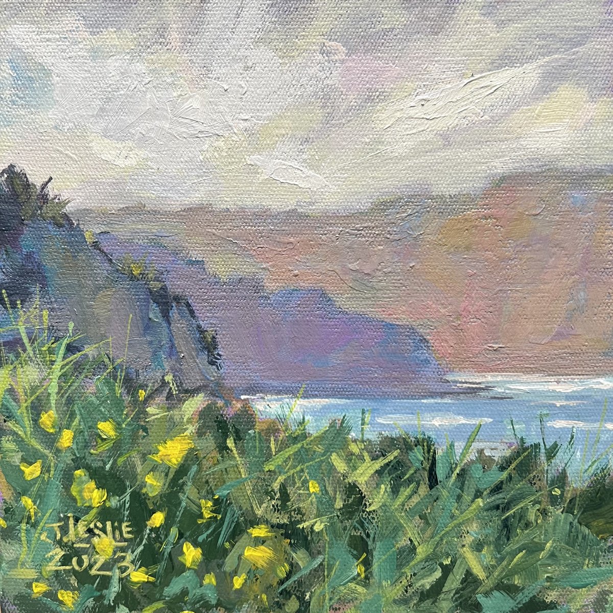  Haze Over Ischia By Jimmy Leslie, 8 X 8, Artwork For Sale On Artfinder
