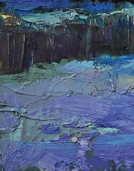 Winter Night in the Village