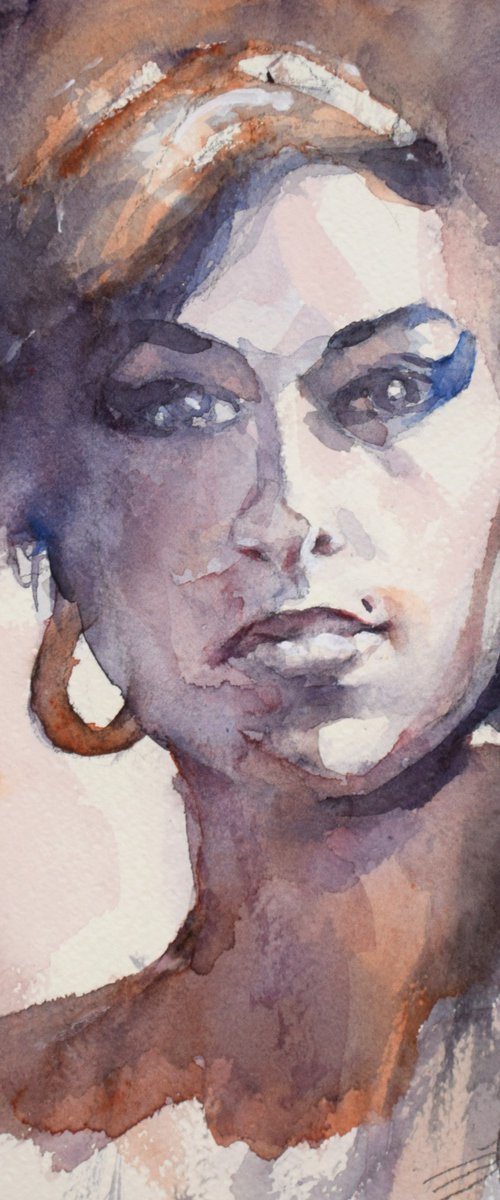 Amy,Amy,Amy!01 by Goran Žigolić Watercolors