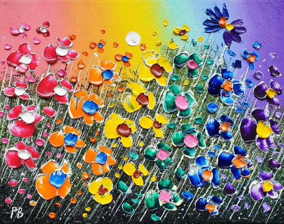 "Within the Rainbow" - Flowers in Love