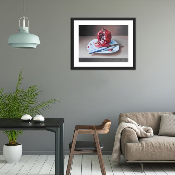 Still Life with a Pomegranate and Knife