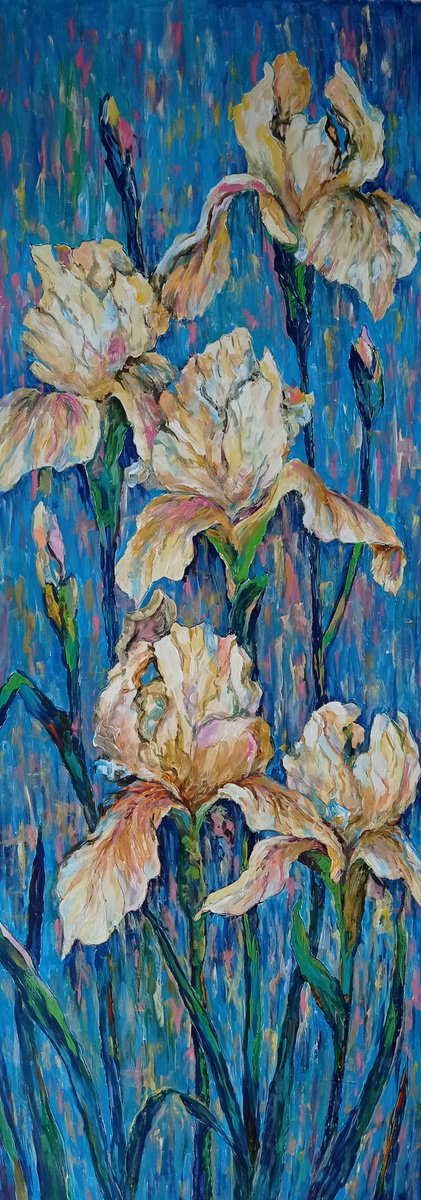 irises by Irina Tolstikova