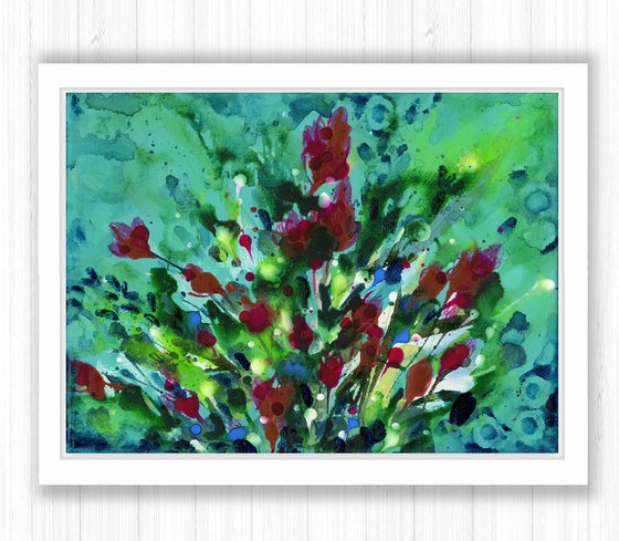 A Joyous Song - Flower Painting  by Kathy Morton Stanion