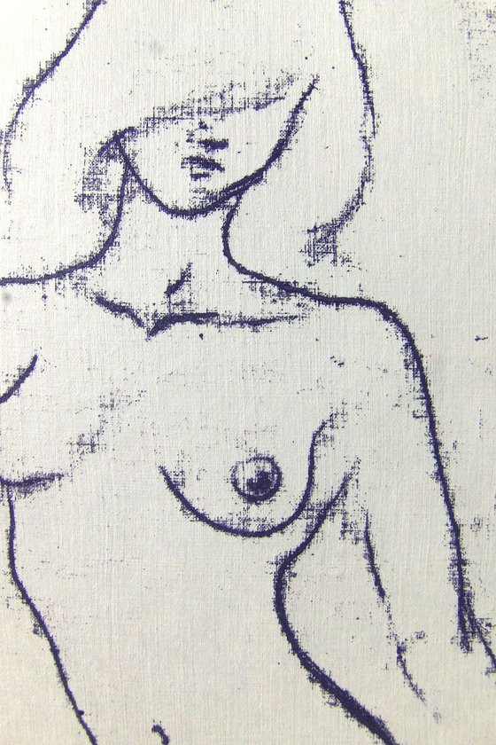 Nude monotype # 40