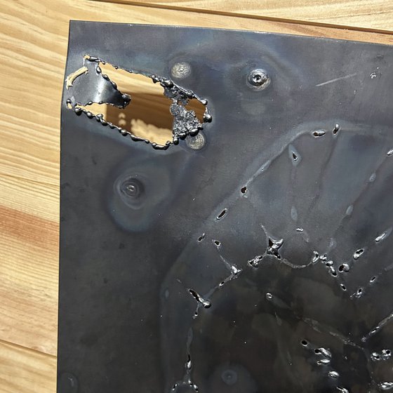 Wall sculpture - Cat Harlequin