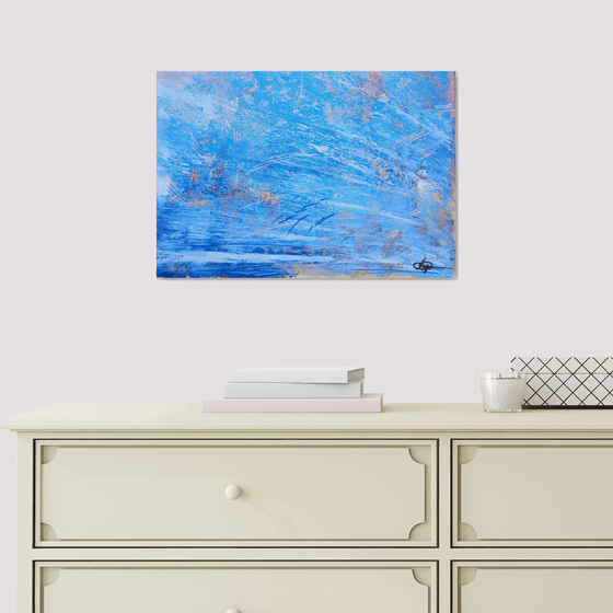 Landscape with splashes
