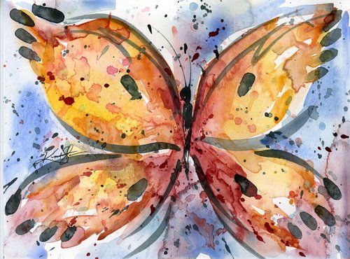 Butterfly Magic No. 29 - Abstract by Kathy Morton Stanion by Kathy Morton Stanion