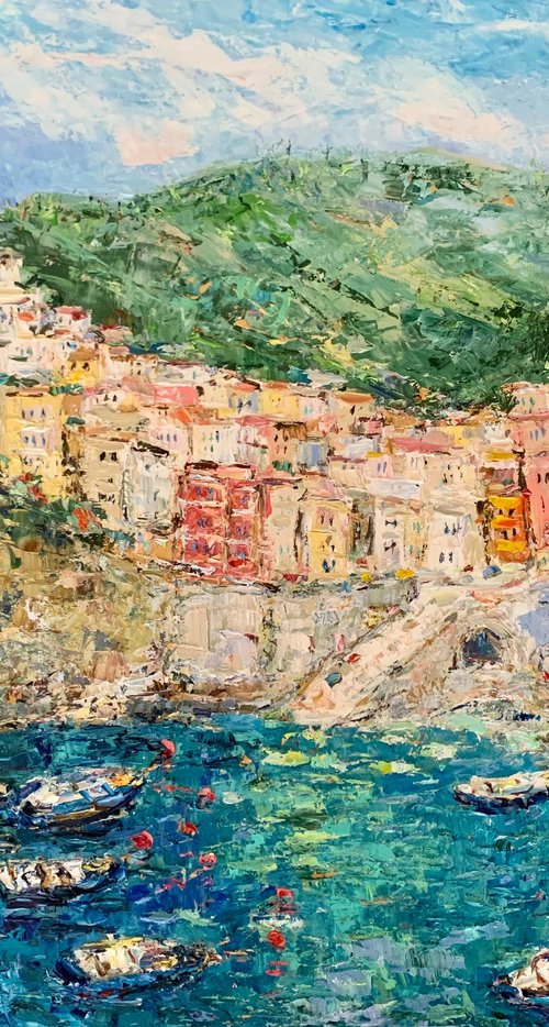 Riomaggiore, Cinque Terre by Vilma Gataveckienė