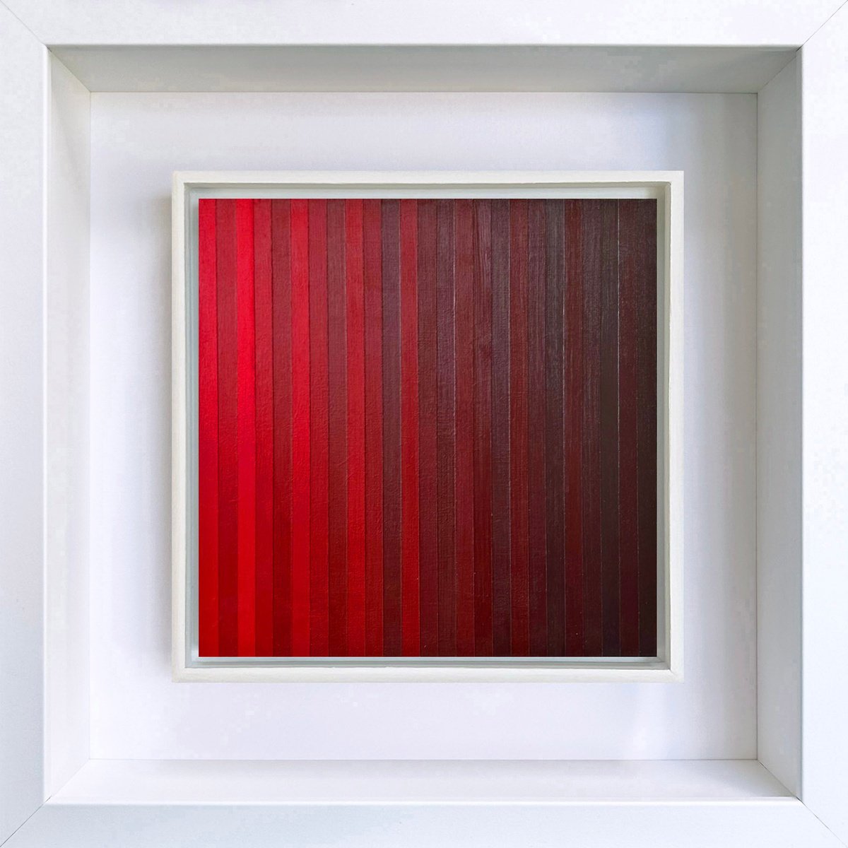 Geometric Abstract Acrylic Painting By Crispin Holder, 11 X 11, Mono62, Original Artwork