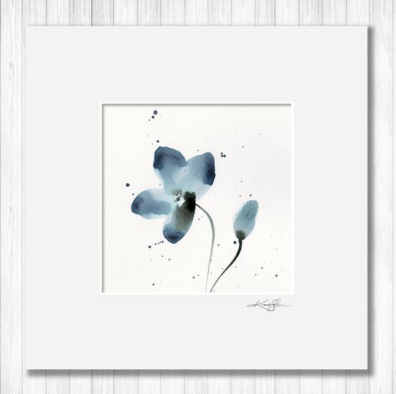 Petite Loveliness 5 - Floral Painting by Kathy Morton Stanion