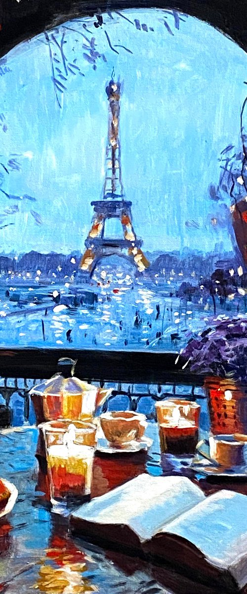 Paris Cafe No2 by Paul Cheng