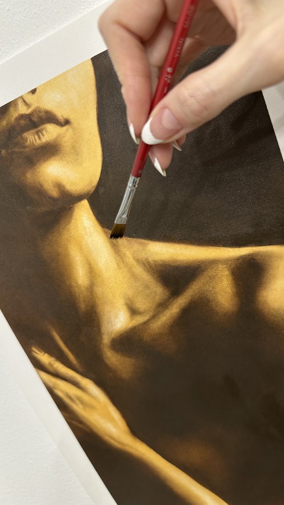 Naked Truth II - Dark Nude, Lips and Hand