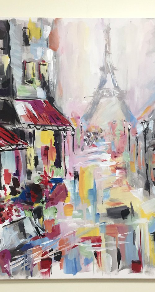 Paris in a rain by Diana Gourianova