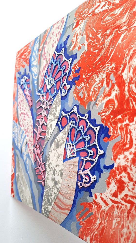 Sunset Oasis, set of 2