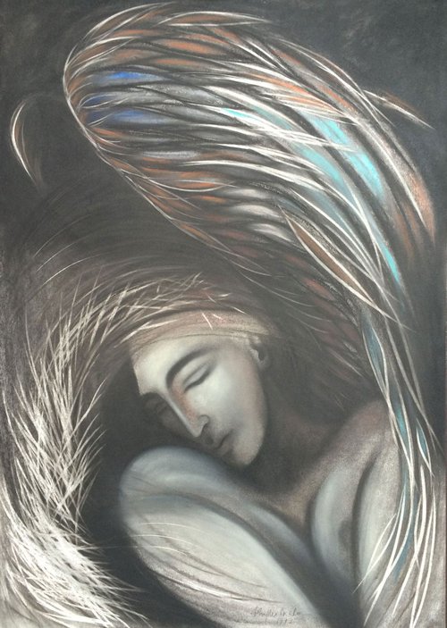 Dark Angel Enclosed II by Phyllis Mahon