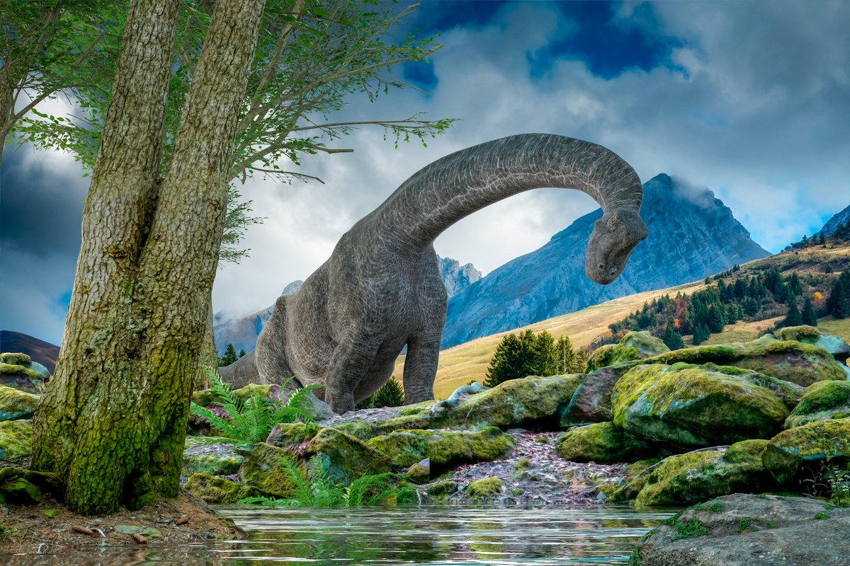 Brachiosaurus by Alain Gaymard