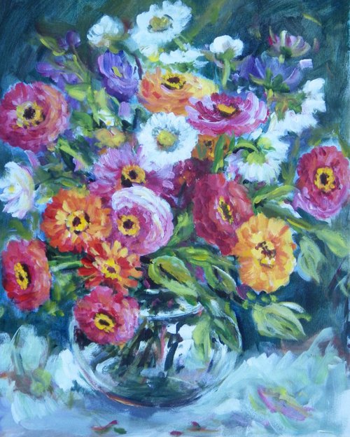 Floral Profusion II by Ingrid Dohm