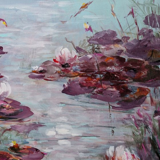The Purple Lily Pond