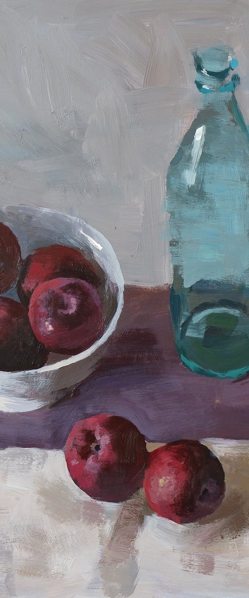 Still life with apples by Nikita Maksimchuk