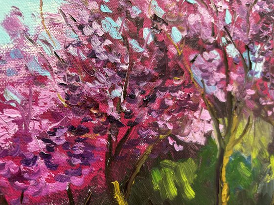 Spring Sakura Alley Plein Air
