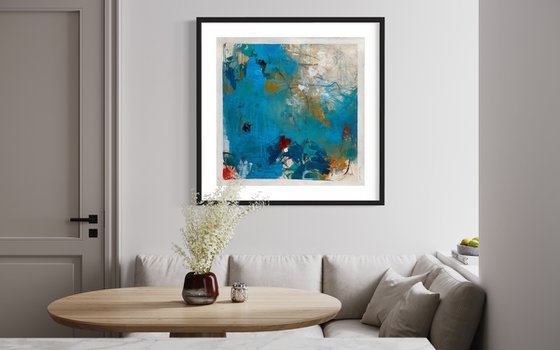 Room for Thought - energetic bold abstract painting urban art
