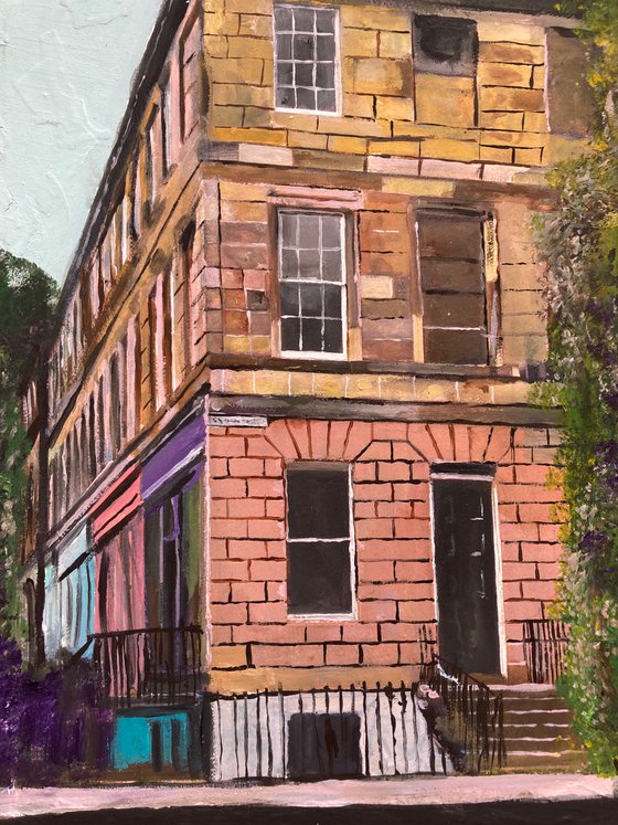 Colourful Edinburgh Buildings
