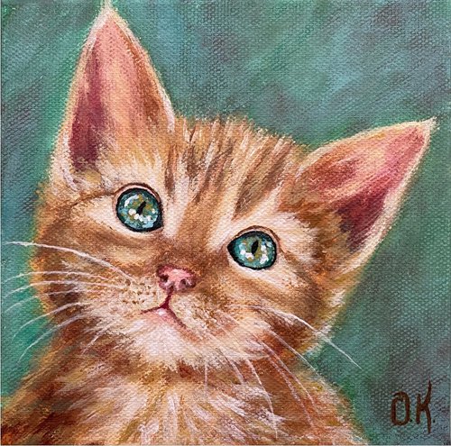 Ginger Kitty by Olga Kurbanova