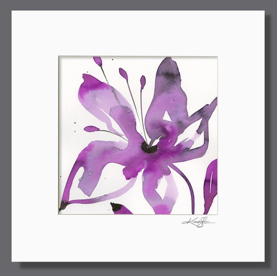 Organic Impressions Collection 16 - 3 Floral Paintings