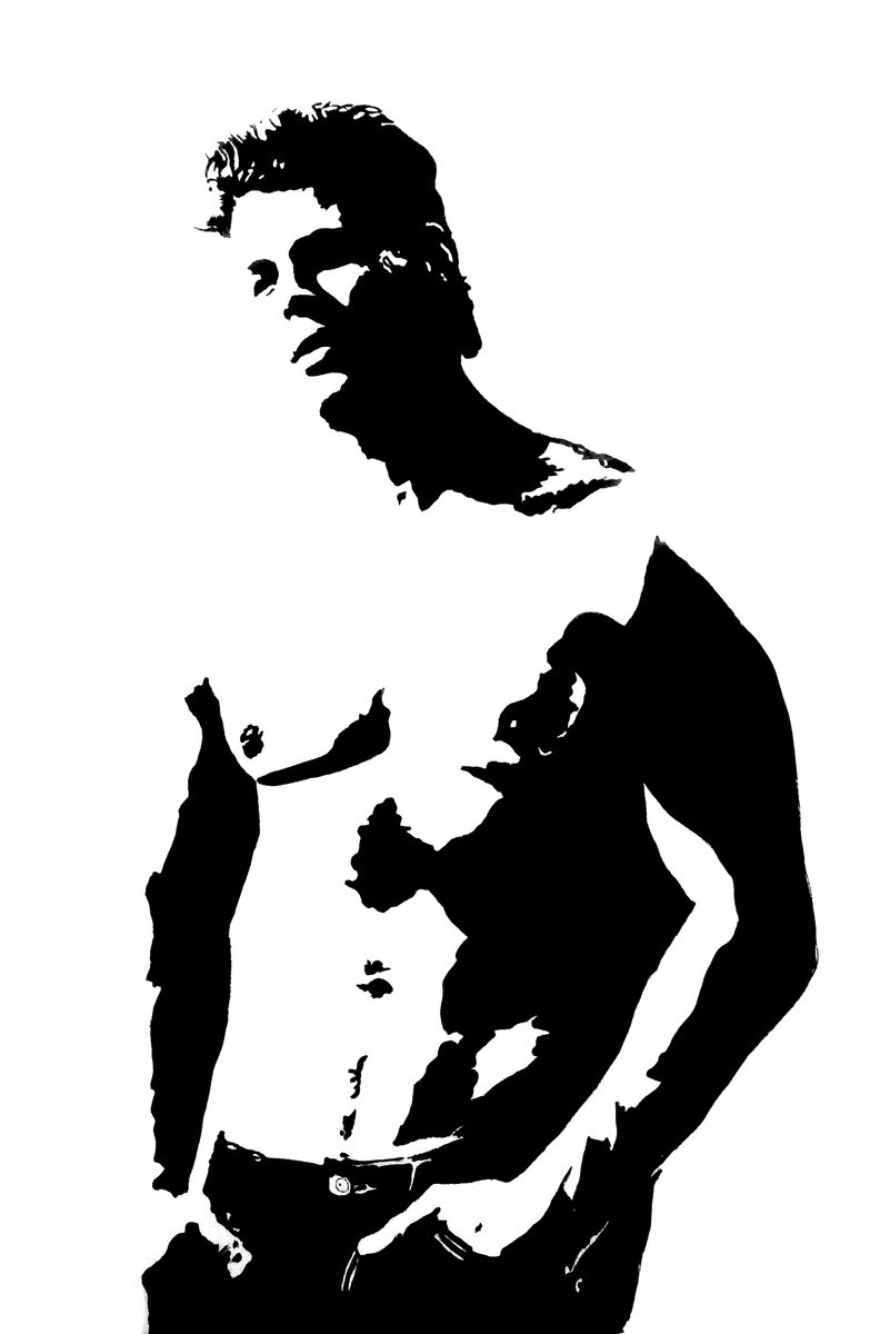 Simona Tsvetkova | Original  Drawing | Black And White 10-68 | 40 X 60Cm | Artwork For Sale On Artfinder