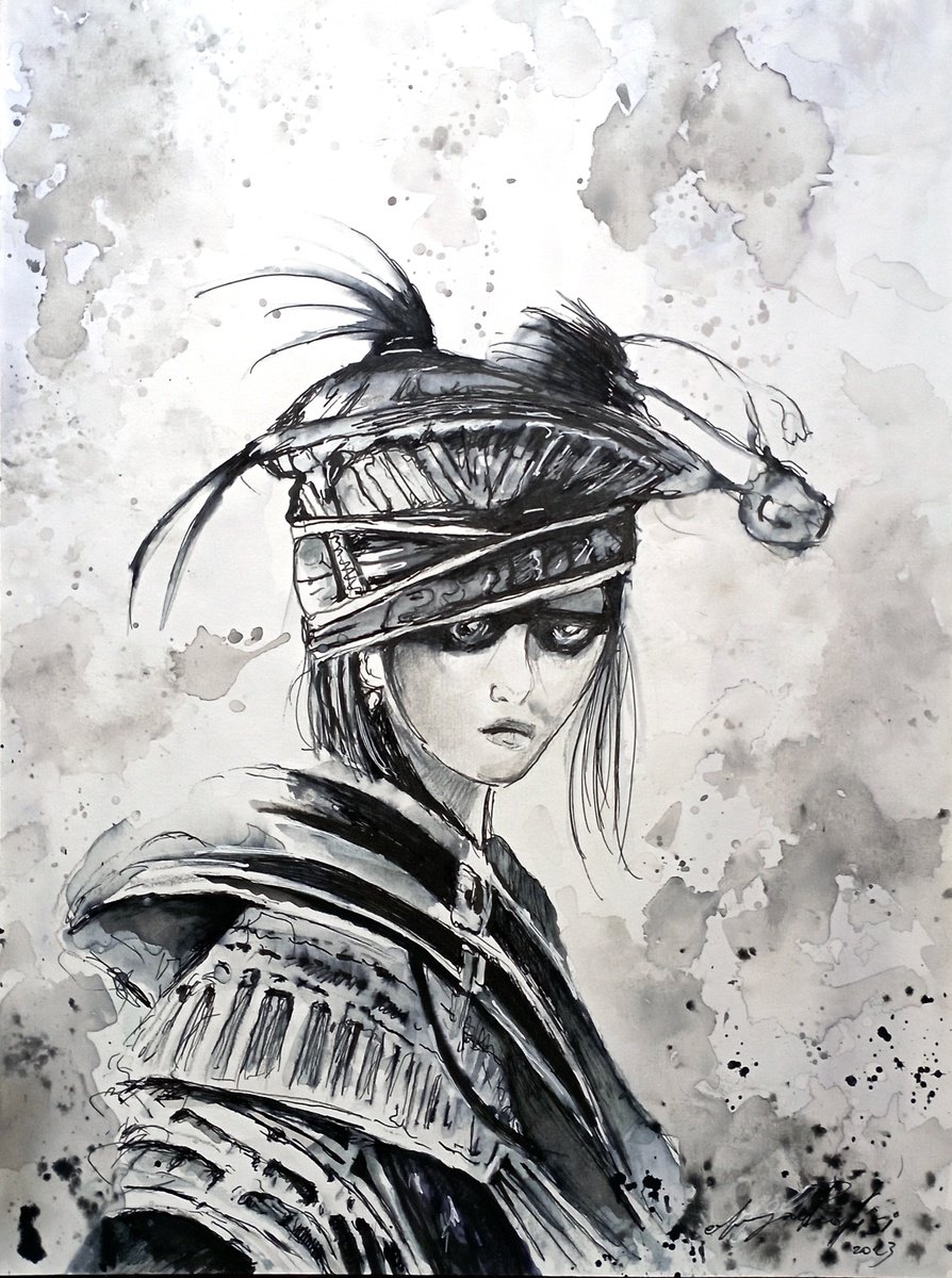 Samurai warrior by Maurizio Puglisi