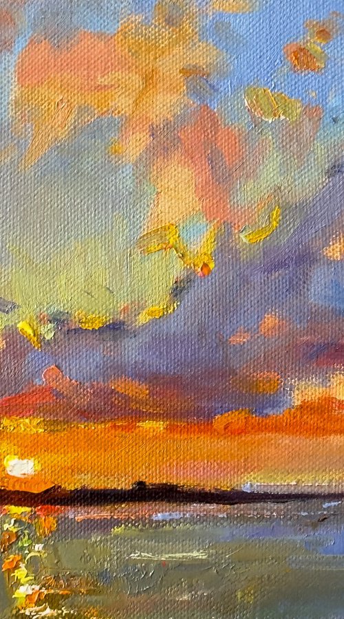 The Day Let Go Painting by Daria Zavadenko
