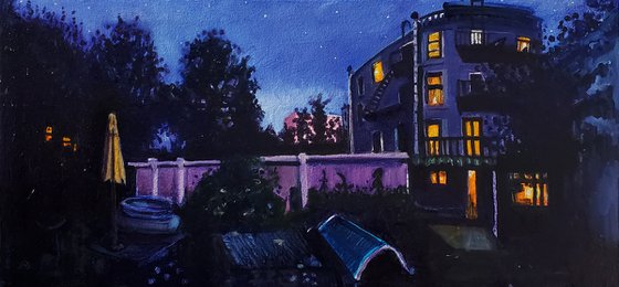 Backyard Nocturne (Sold)