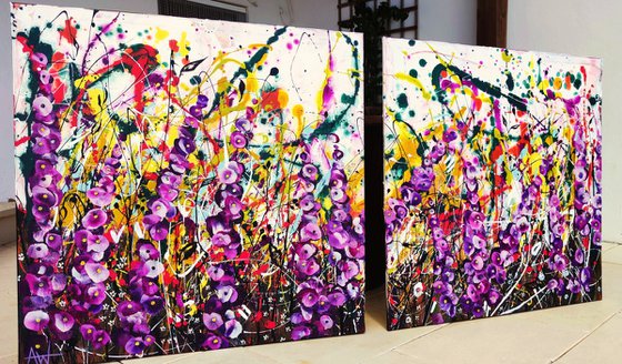 The Wild Floralia Diptych