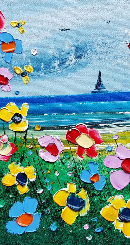 "Our Beach & Flowers in Love" by Phil Broad