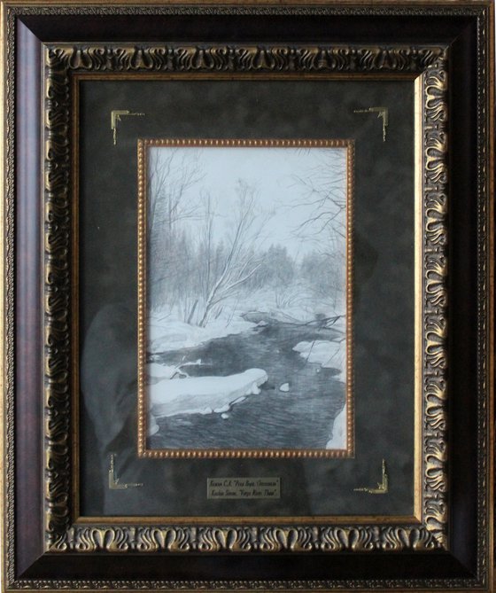 The Vorya River. Thaw