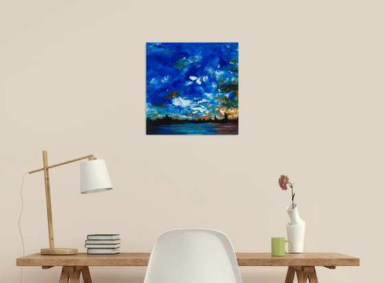 Landscape with a lake