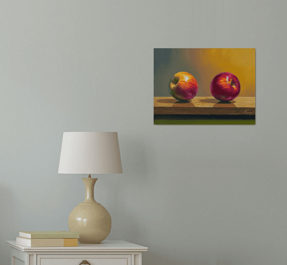 Two Apples. Still Life/17