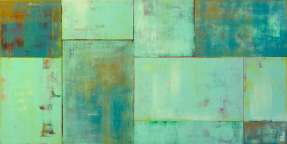 Turquoise Tiles Landscape