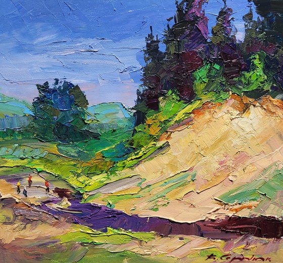 Near a Mountain Stream